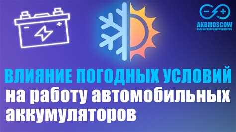 Влияние погодных условий на работу механизма