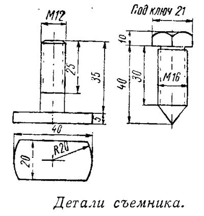 Необходимые приспособления и необходимые детали