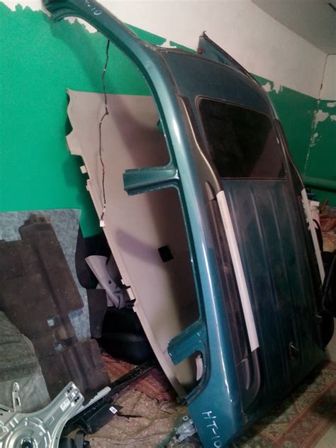 Разборка крыши автомобиля